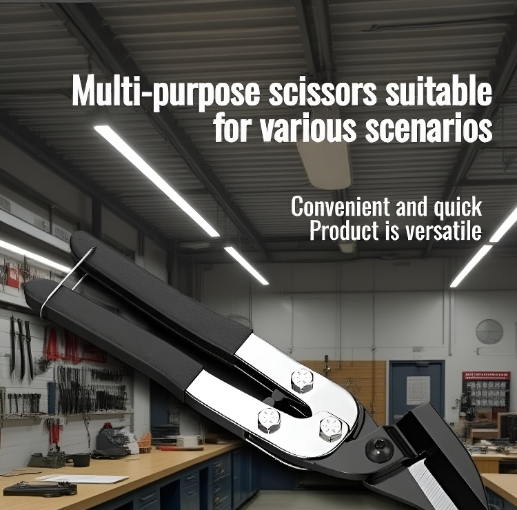 Precision metal cutting scissors