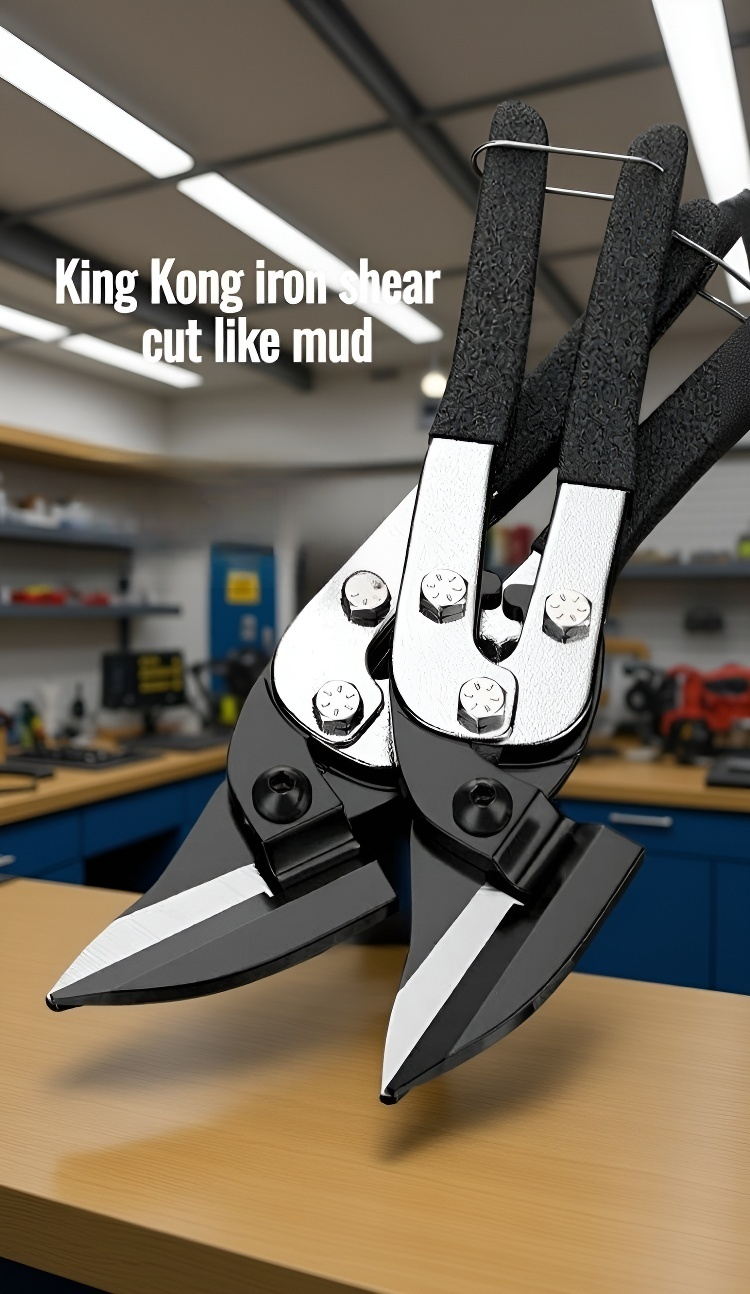 Heavy-Duty Iron Sheet King Kong Scissors cutting metal