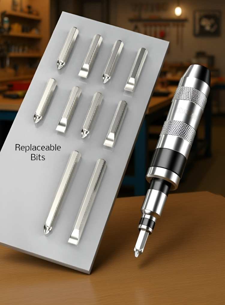 Versatile screwdriver tool for stuck and damaged screws