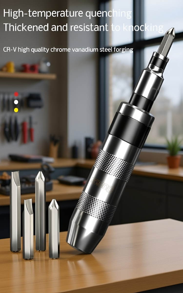 Easy-to-use screwdriver for automotive and DIY projects