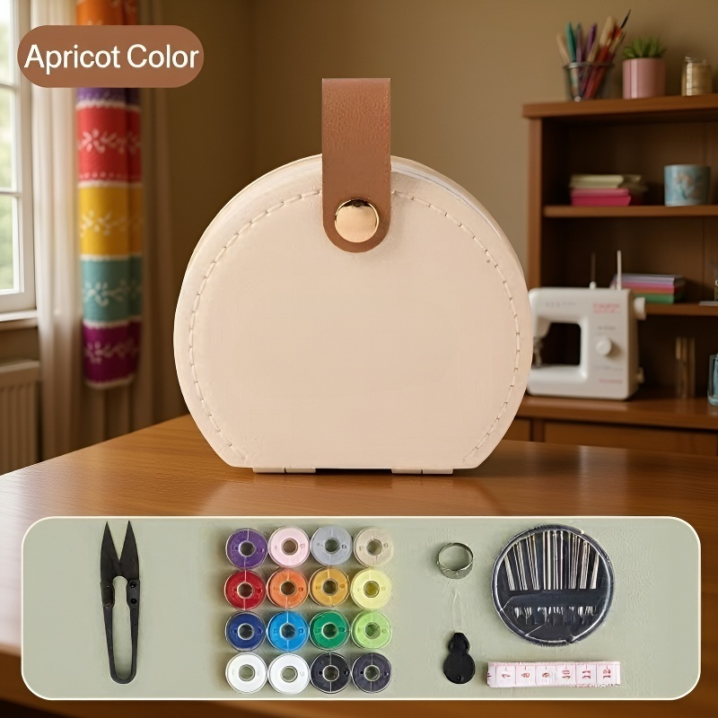 Sewing Supplies Set with Scissors, Tape, and Pins