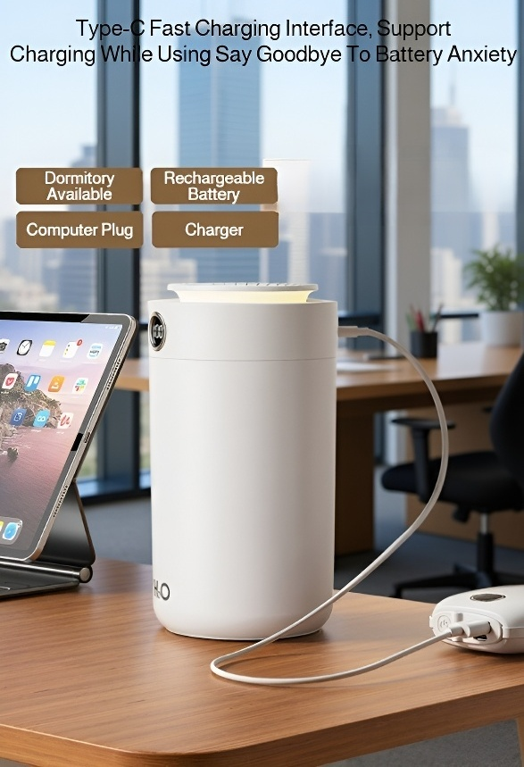 Top fill high capacity humidifier with LED display