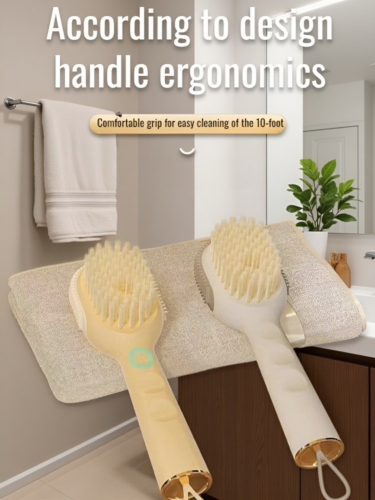 Shoe brush applying cleaning solution to leather shoes