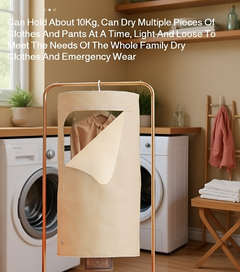 Space-saving drying machine for small apartments