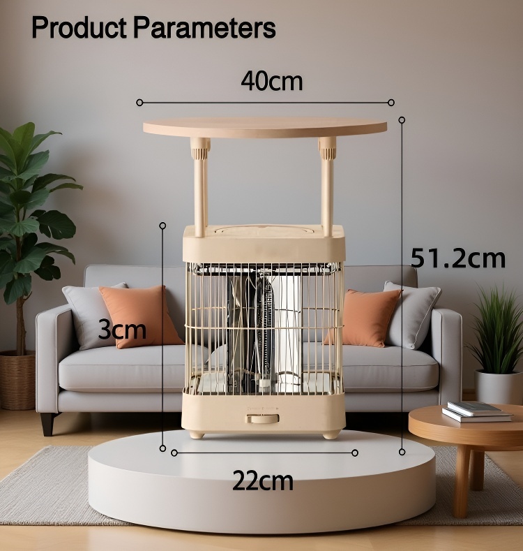 Infrared heater for office desk