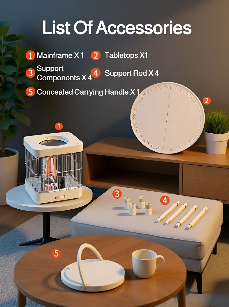 Modern design small infrared heater