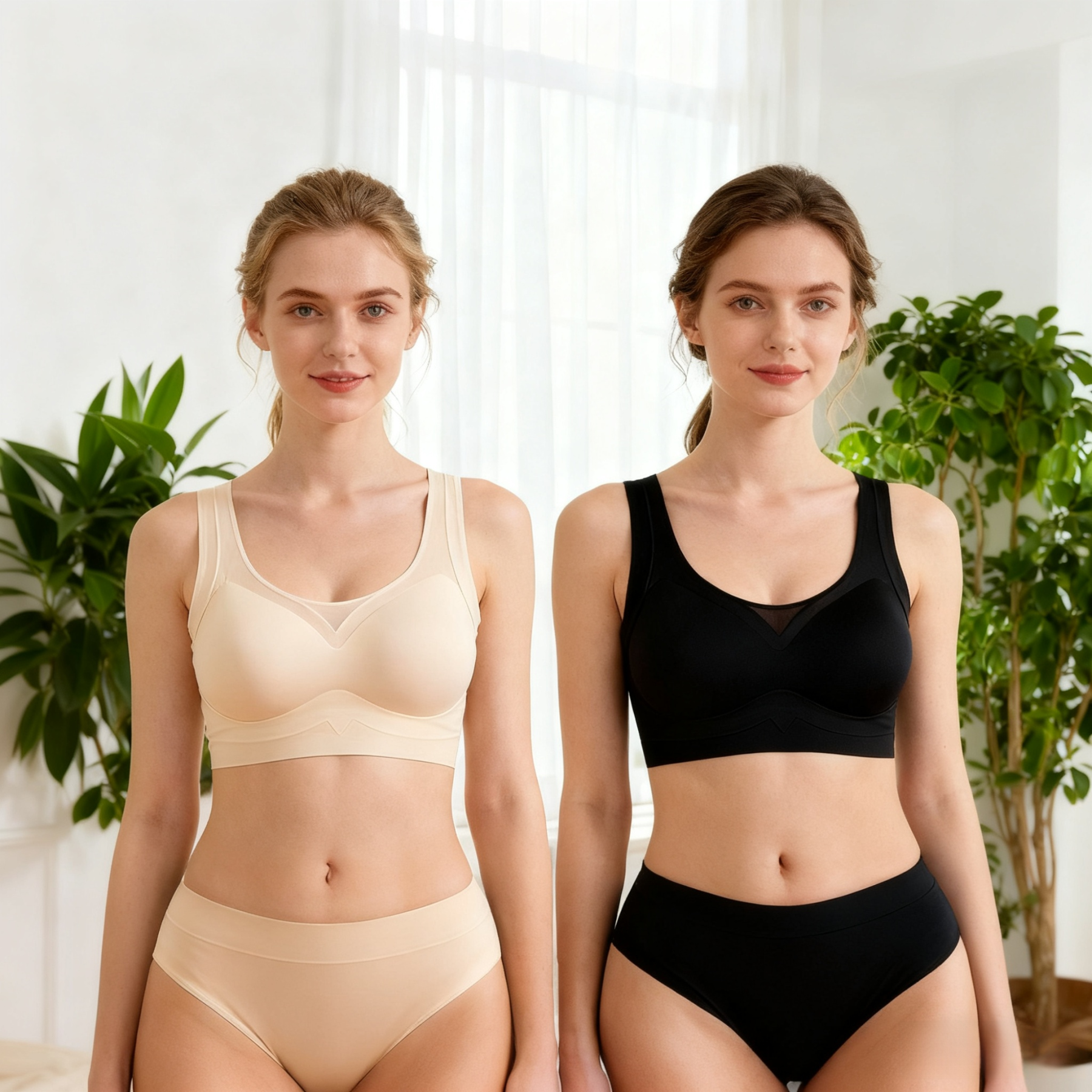 Leichter, weicher Jelly-Lift-BH mit gebürstetem Stoff