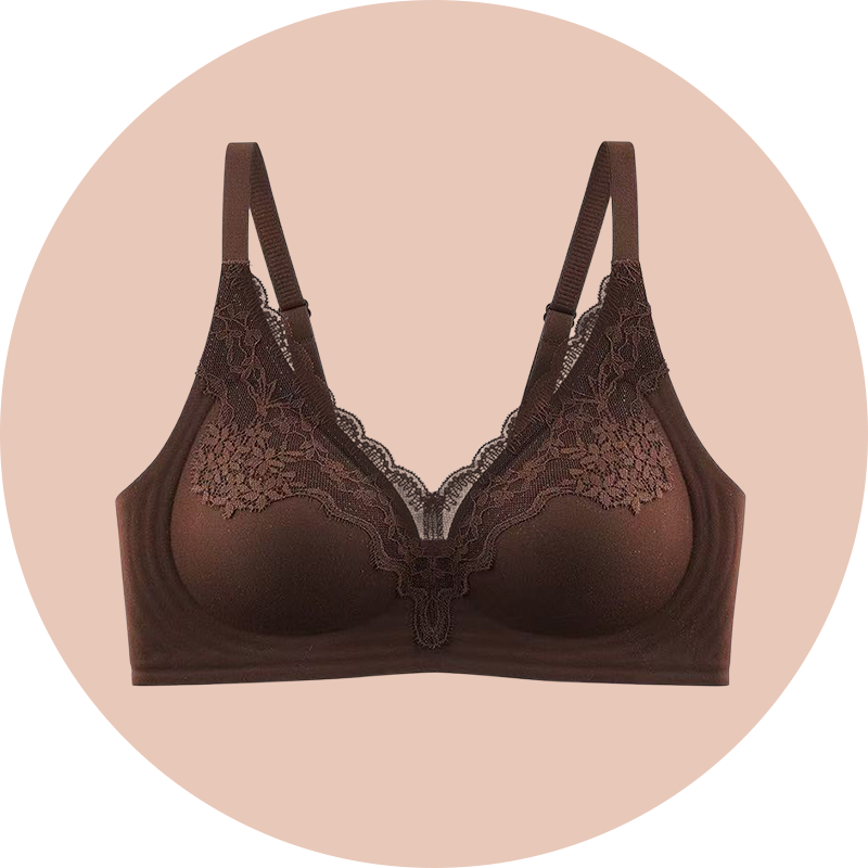 Fruchtige Spitzen-Bralette für kleine Oberweite mit Push-up-Effekt