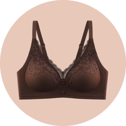 Fruchtige Spitzen-Bralette für kleine Oberweite mit Push-up-Effekt