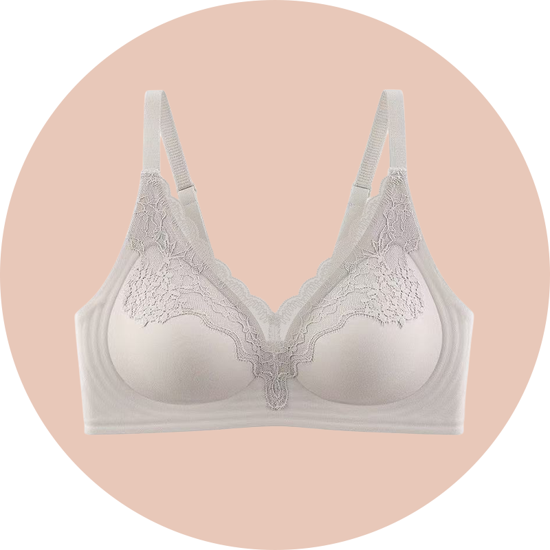 Fruchtige Spitzen-Bralette für kleine Oberweite mit Push-up-Effekt