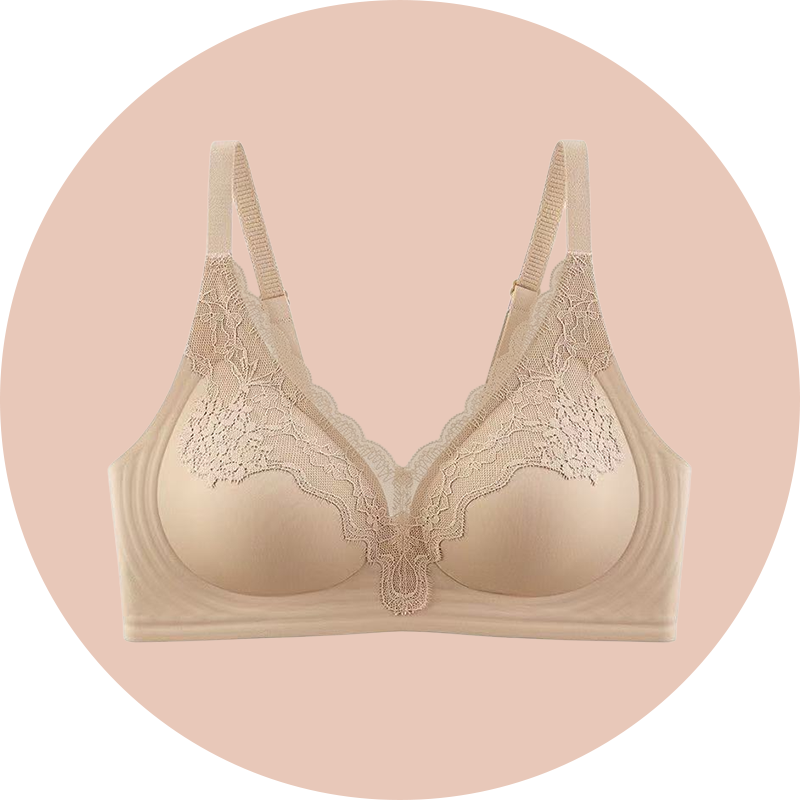 Fruchtige Spitzen-Bralette für kleine Oberweite mit Push-up-Effekt