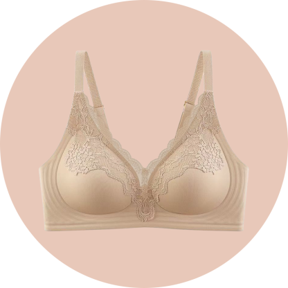 Fruchtige Spitzen-Bralette für kleine Oberweite mit Push-up-Effekt