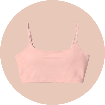 Atmungsaktives Sportshirt mit integriertem Bustier