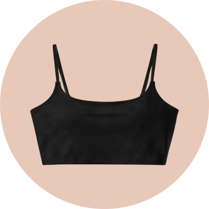 Atmungsaktives Sportshirt mit integriertem Bustier