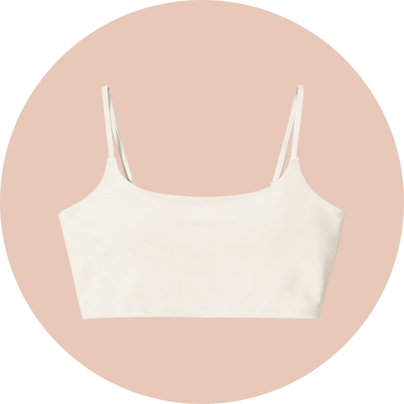 Atmungsaktives Sportshirt mit integriertem Bustier