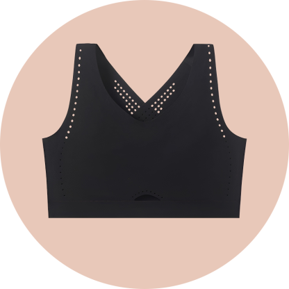 Sport-BH für Damen, hohe Unterstützung, stoßfest, Fitness, Rückenfrei