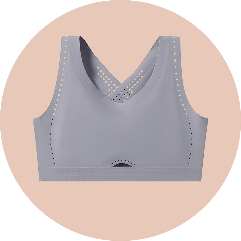 Sport-BH für Damen, hohe Unterstützung, stoßfest, Fitness, Rückenfrei