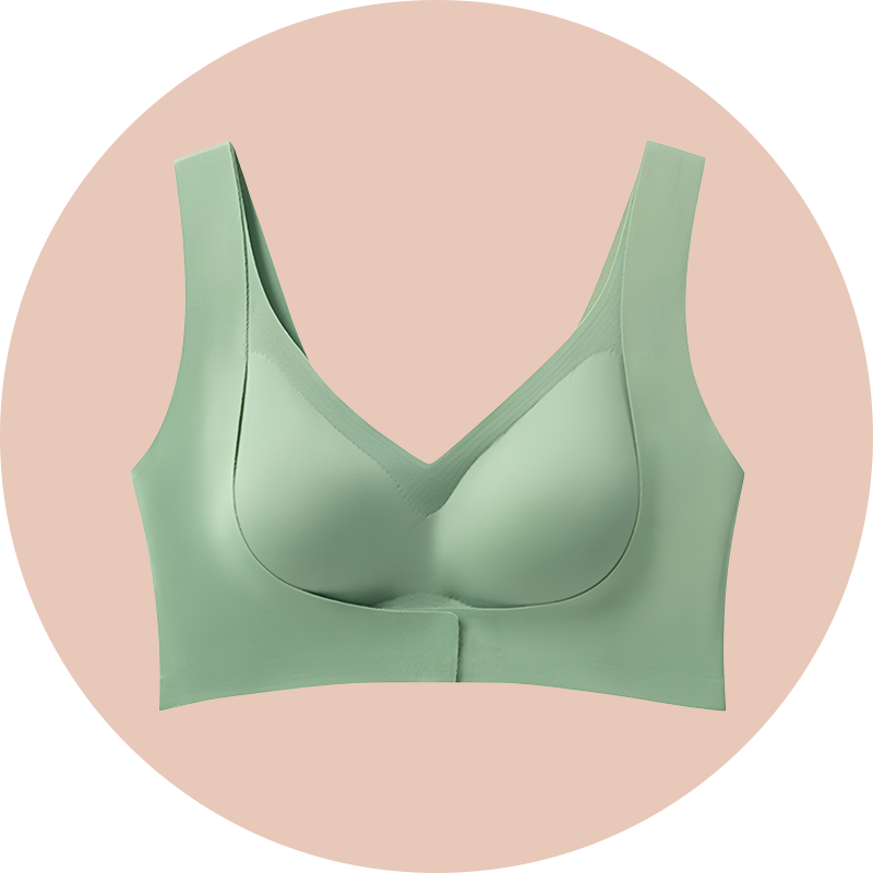 Kleiner Push-Up-BH für Frauen, Manga-Stil, Pfirsich-Design, vergrößert die Brust