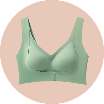 Kleiner Push-Up-BH für Frauen, Manga-Stil, Pfirsich-Design, vergrößert die Brust