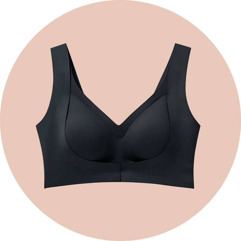 Kleiner Push-Up-BH für Frauen, Manga-Stil, Pfirsich-Design, vergrößert die Brust