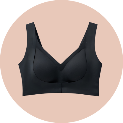 Kleiner Push-Up-BH für Frauen, Manga-Stil, Pfirsich-Design, vergrößert die Brust