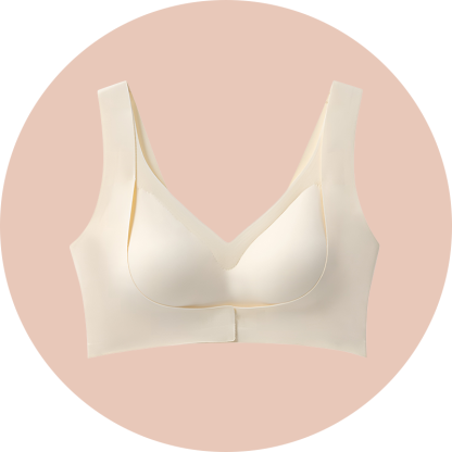 Kleiner Push-Up-BH für Frauen, Manga-Stil, Pfirsich-Design, vergrößert die Brust