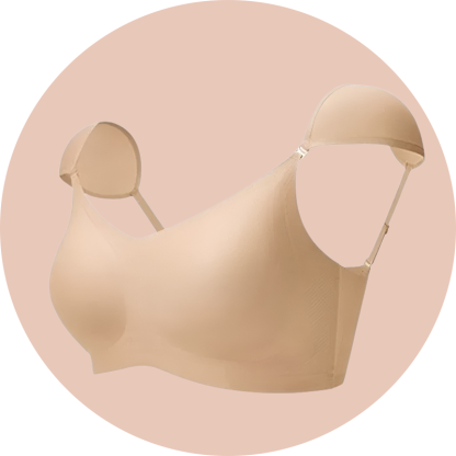 Unsichtbare Schulterpolster BH für perfekte eckige Schultern