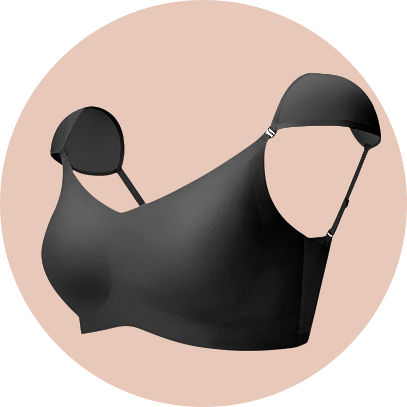 Unsichtbare Schulterpolster BH für perfekte eckige Schultern