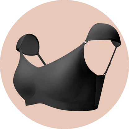 Unsichtbare Schulterpolster BH für perfekte eckige Schultern