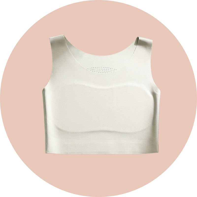 Nahtloses, atmungsaktives Sport-Top – macht große Oberweite schlanker