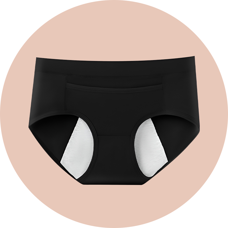 Damen Baumwollslip, Mittlere Taille, Tragbar, Atmungsaktiv, Dreieck-Design