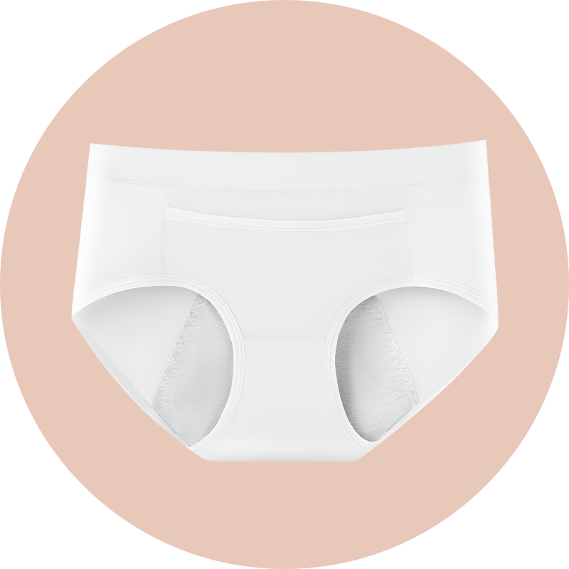 Damen Baumwollslip, Mittlere Taille, Tragbar, Atmungsaktiv, Dreieck-Design