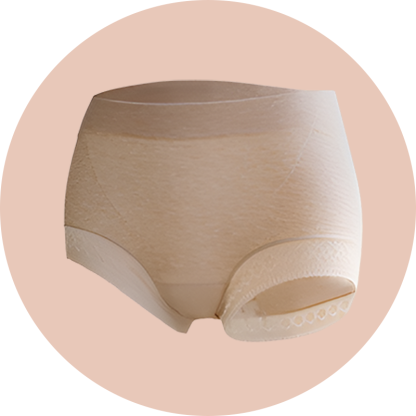 Antibakterielle Taillenformende Unterhose aus Maulbeerseide