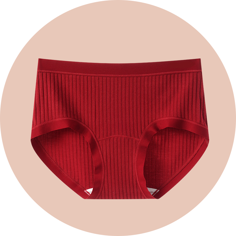 Verlängerte Baumwoll-Seiden-Unterhose mit gebürsteter Oberfläche