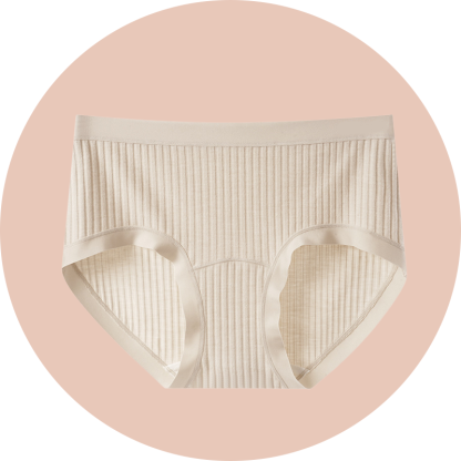 Verlängerte Baumwoll-Seiden-Unterhose mit gebürsteter Oberfläche