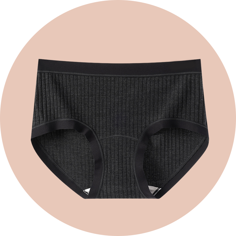 Verlängerte Baumwoll-Seiden-Unterhose mit gebürsteter Oberfläche