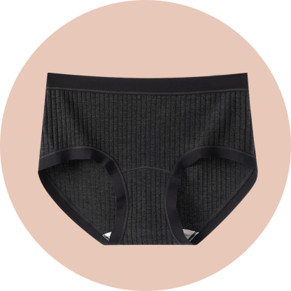 Verlängerte Baumwoll-Seiden-Unterhose mit gebürsteter Oberfläche