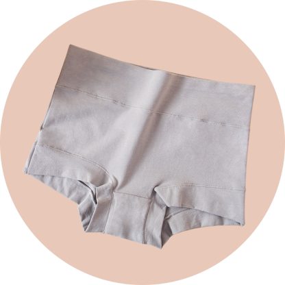 Damen Slip aus reiner Baumwolle, große Größen, hoher Bund