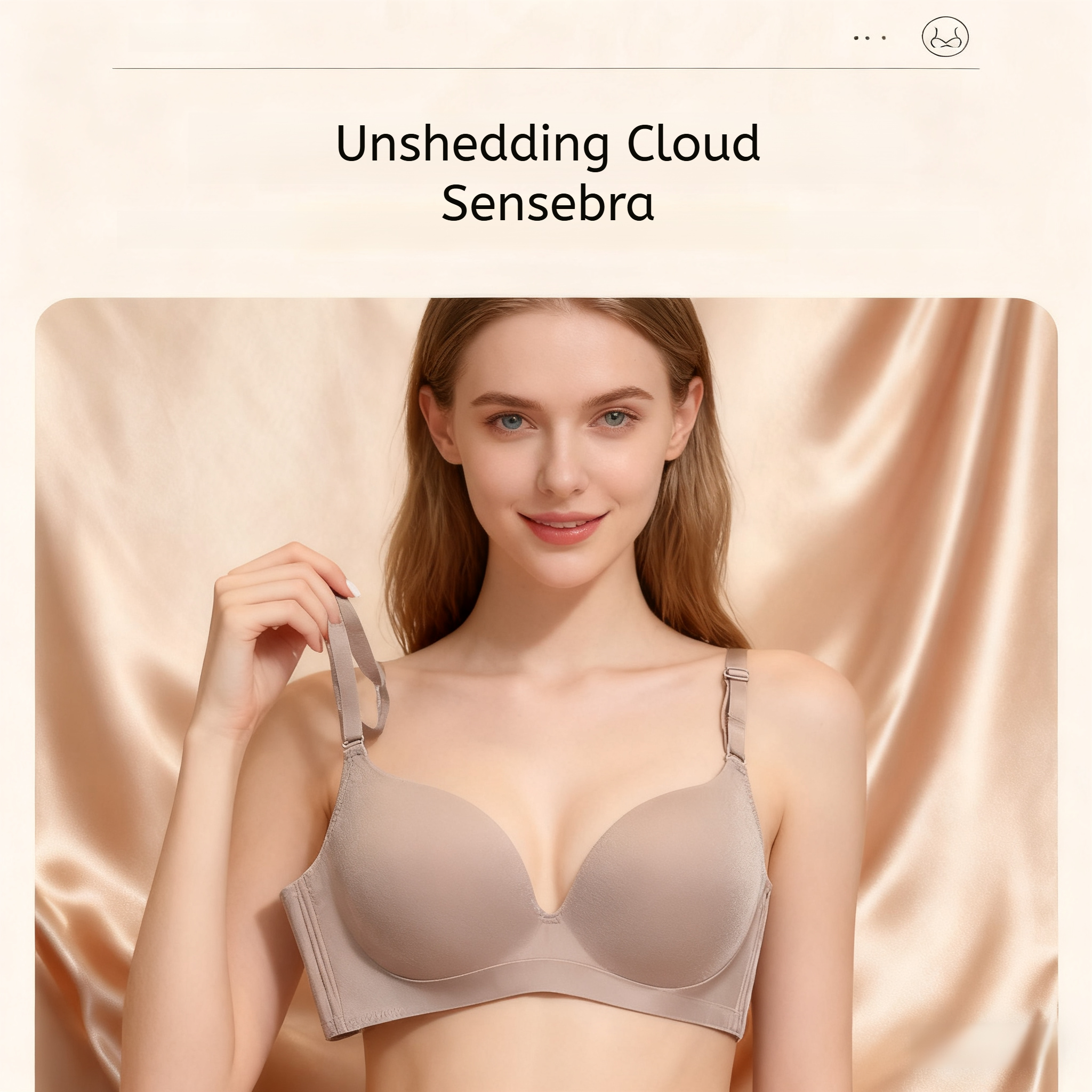 Anti-Hängen Comic-Brust BH für Damen