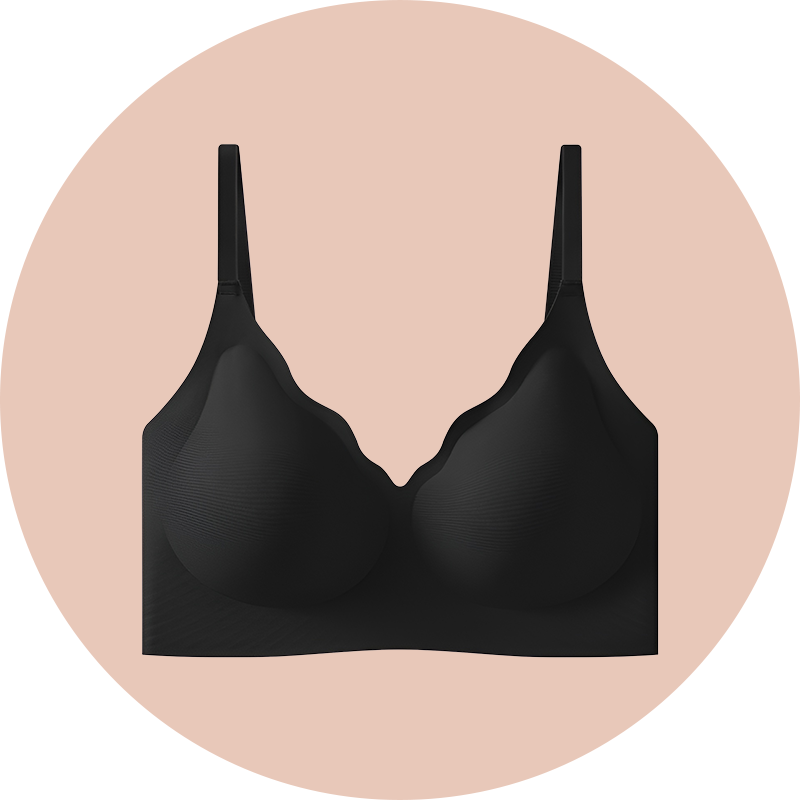 Dünnes, wolkenweiches, nahtloses Komfort-BH für große Brüste, der kleiner erscheinen lässt