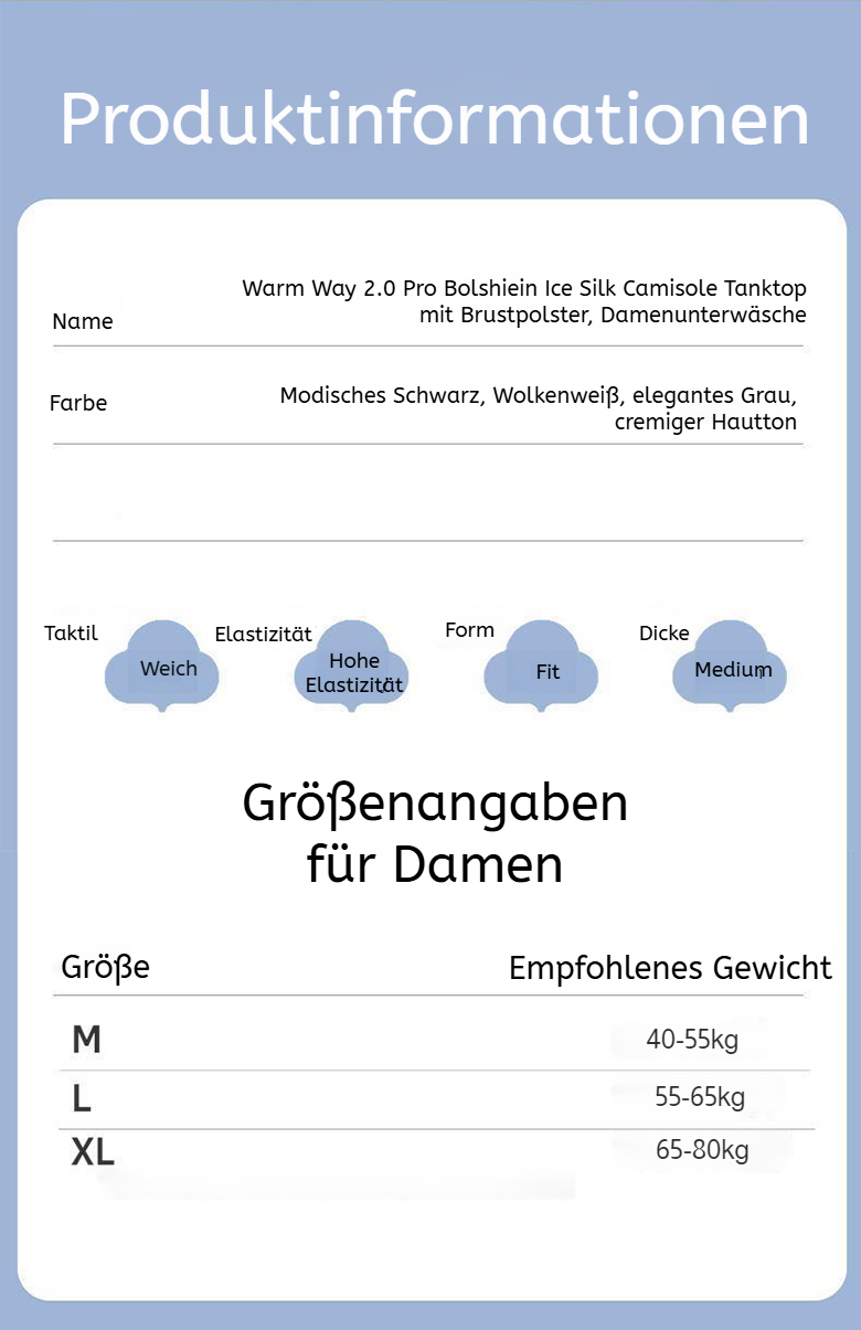 Nahtloses Damen Unterhemd mit Brustpolster – Tragekomfort