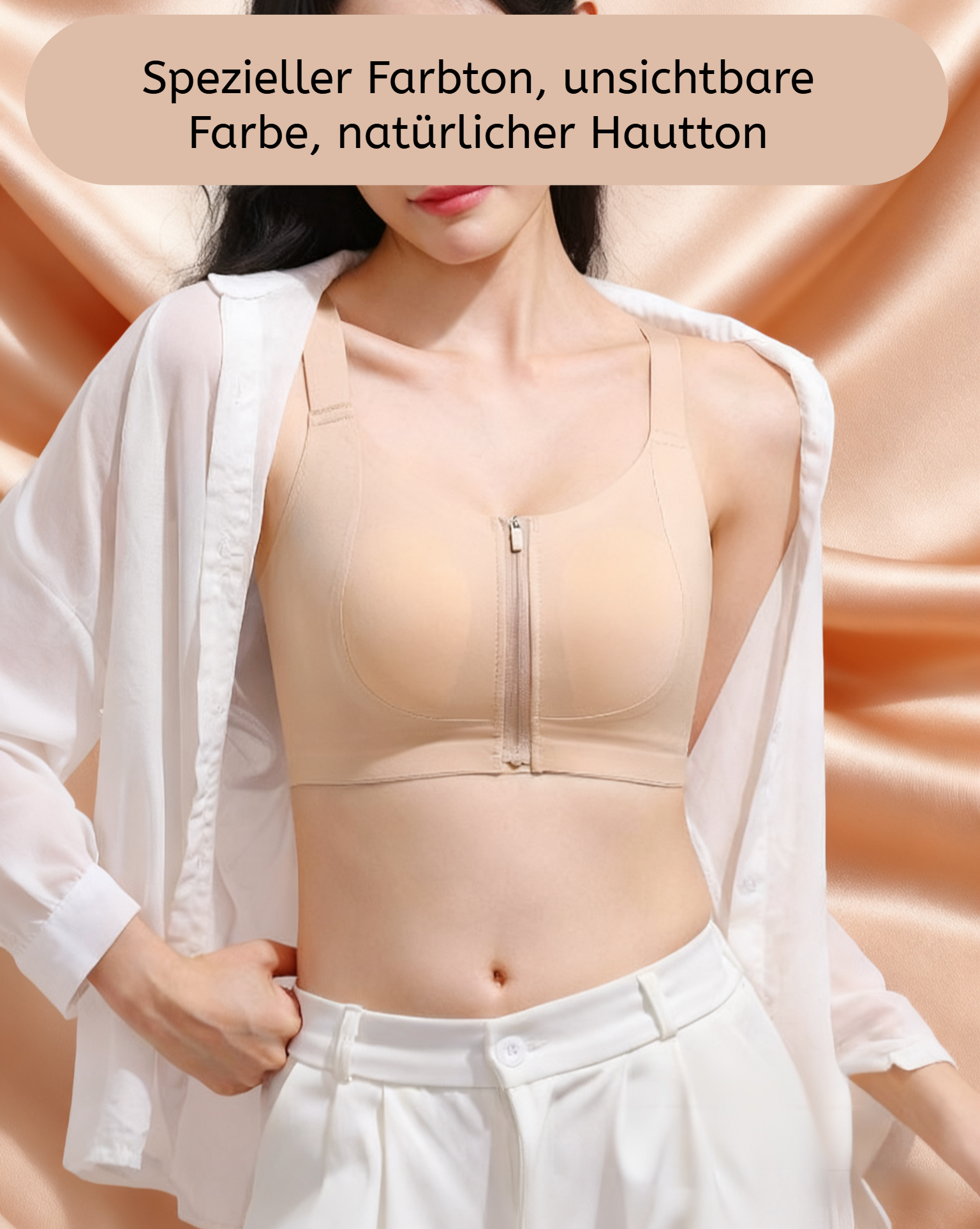 Damen-Sport-BH mit breiten Trägern für mehr Stabilität