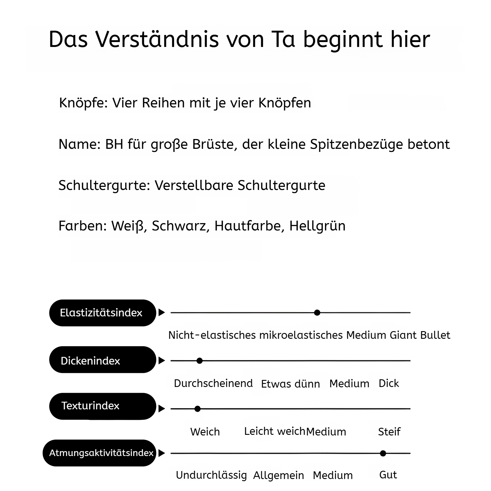 Große Größe BH für große Brust mit stützendem Effekt