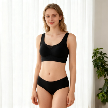 Leichter, weicher Jelly-Lift-BH mit gebürstetem Stoff