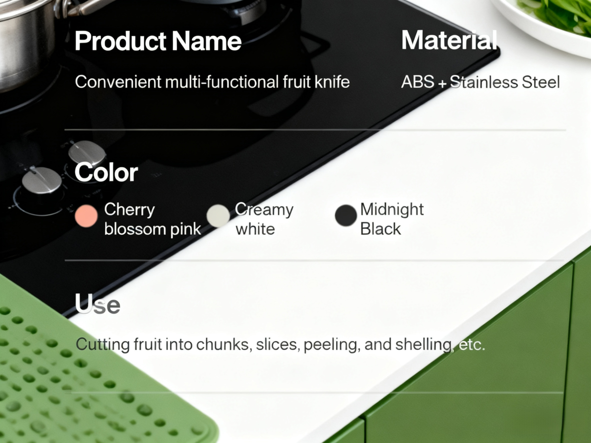 Dual-purpose keychain fruit peeler with sleek design