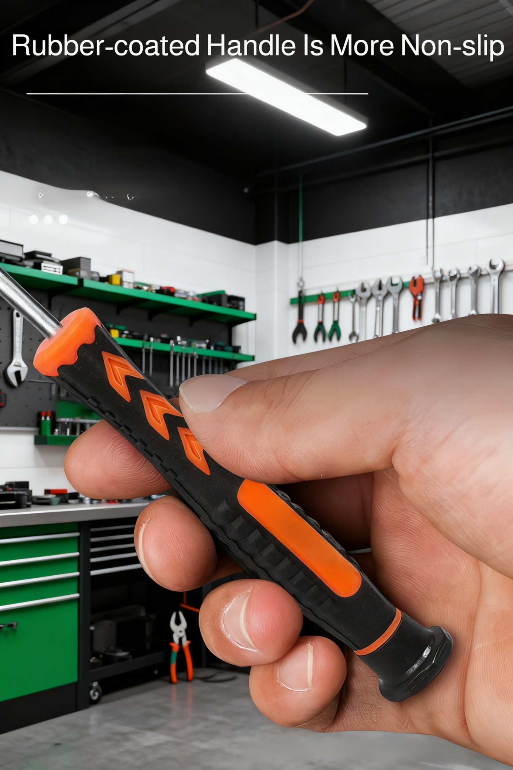 Strong magnetic screwdriver handling small screws
