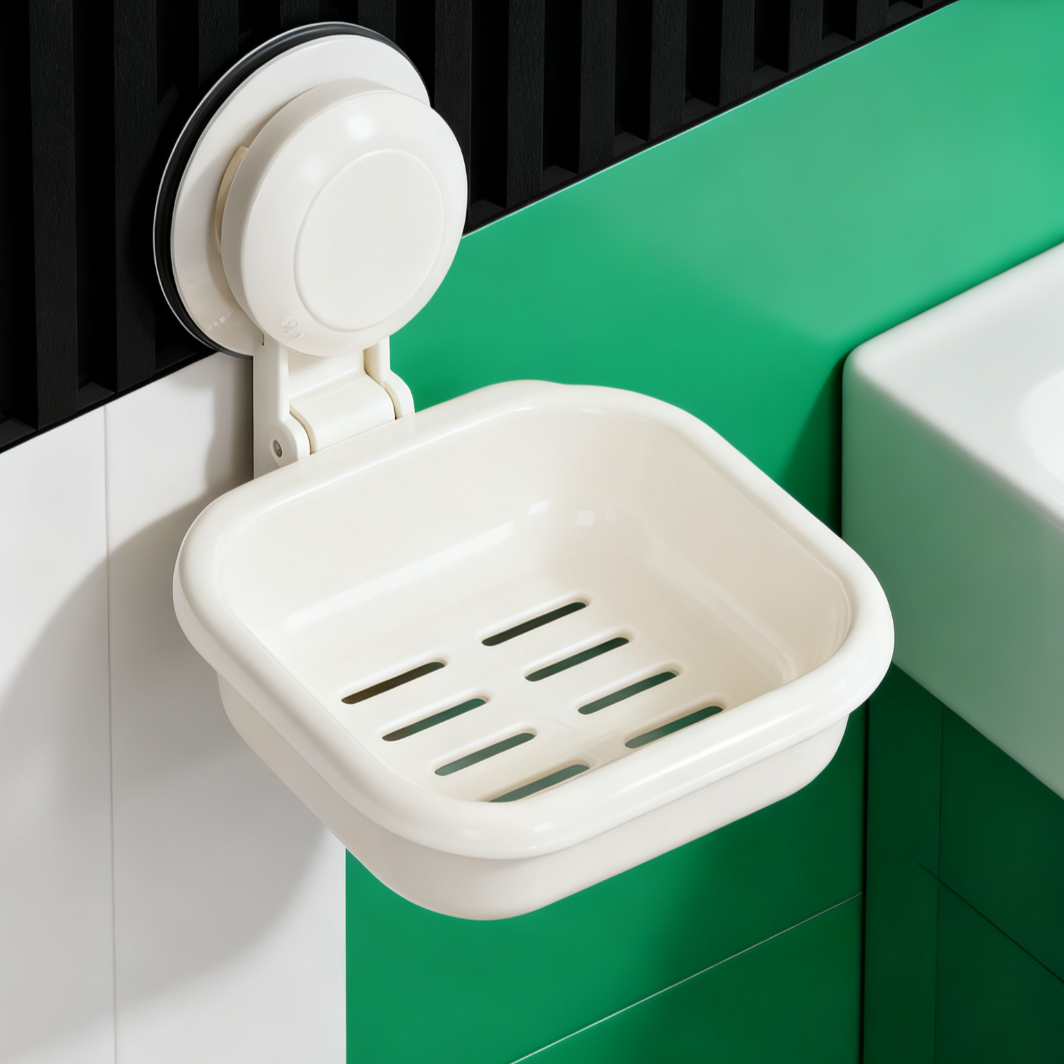 No-Drill Countertop Draining Soap Holder