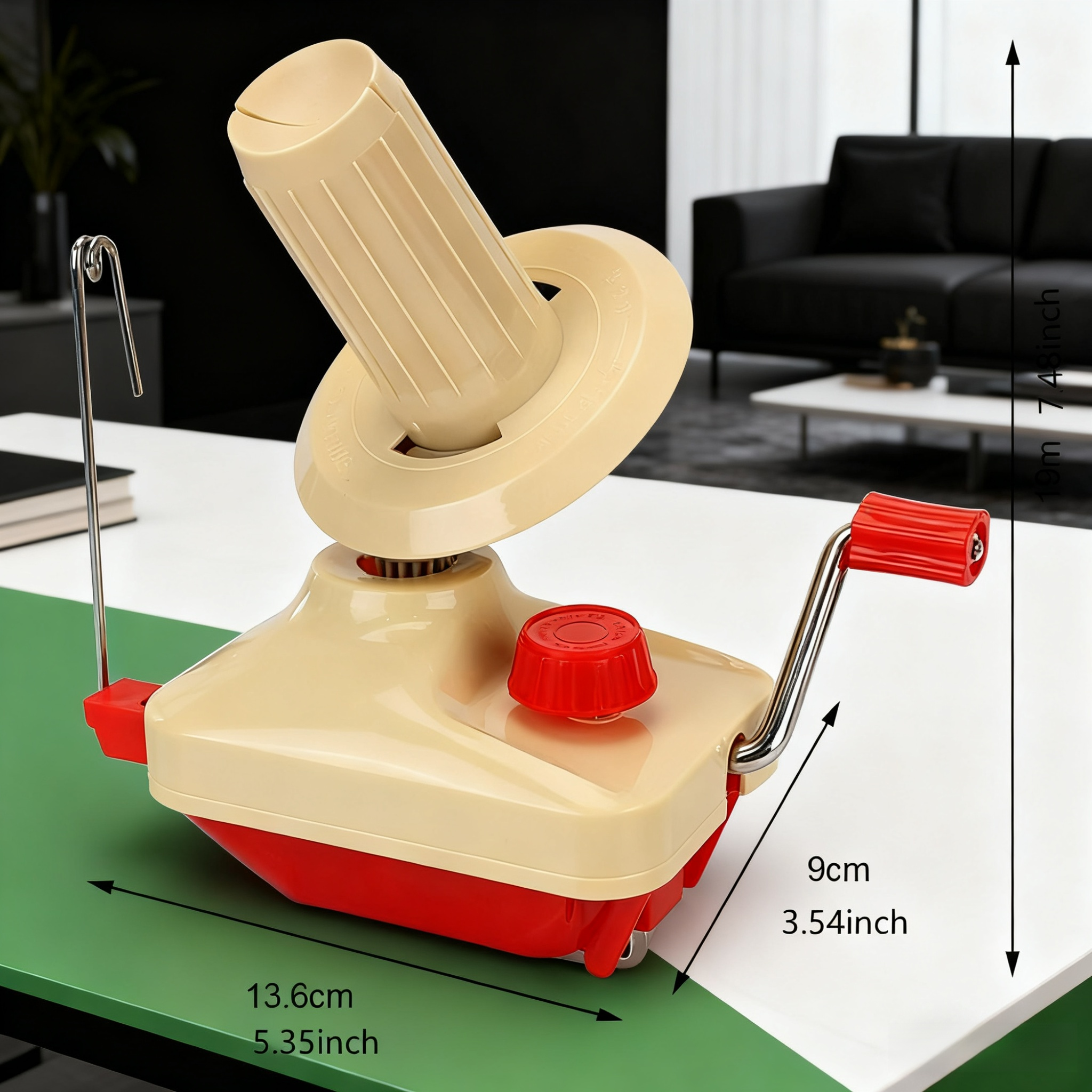 Lightweight yarn winder perfect for home crafting