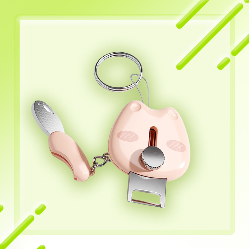 Dual-purpose Keychain Fruit Peeler 