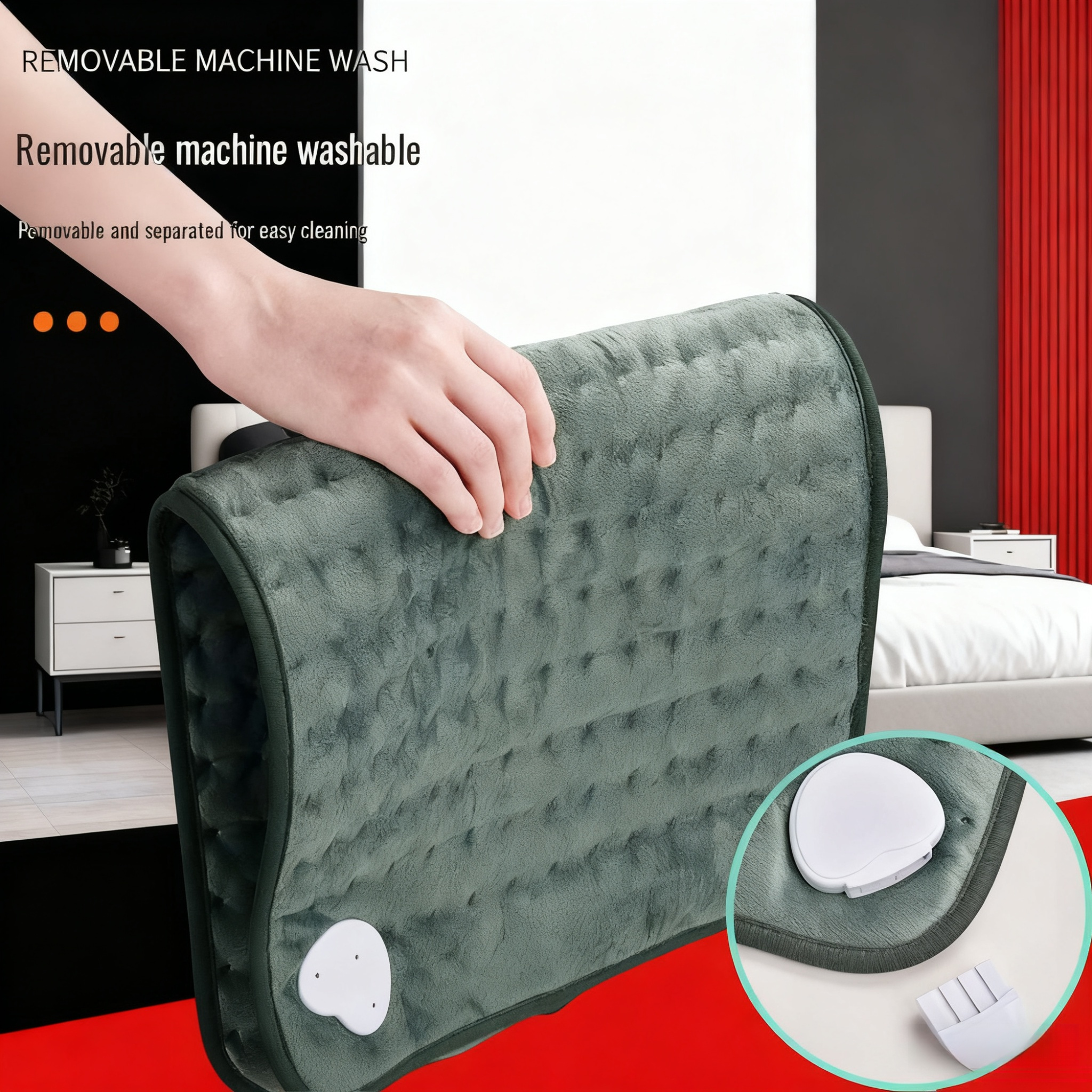 Smart Electric Heating Blanket for Home Use with Timer Control